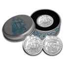 2022 Netherlands 2 oz Silver Proof Ship Shilling (w/Box & COA)