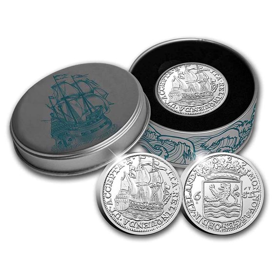 2022 Netherlands 2 oz Silver Proof Ship Shilling (w/Box & COA) 2022 Netherlands 2 oz Silver Proof Ship Shilling (w/Box & COA)