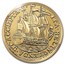 2022 Netherlands Gold Piedfort PF Ship Shilling (w/Ceramic Case)