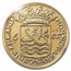 2022 Netherlands Gold Piedfort PF Ship Shilling (w/Ceramic Case)