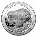2022 New Zealand 1 kilo Silver Kiwi Proof Colorized (w/Box & COA)