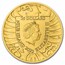 2022 Niue 1/2 oz Gold Czech Lion BU