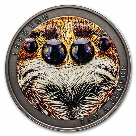2022 Niue 1/2 oz Silver I am a Jumper: Spider 2022 Niue 1/2 oz Silver I am a Jumper: Spider
