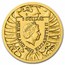 2022 Niue 1/25 oz Gold Czech Lion BU