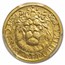 2022 Niue 1/25 oz Gold Czech Lion MS-70 PCGS