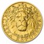 2022 Niue 1/4 oz Gold Czech Lion BU