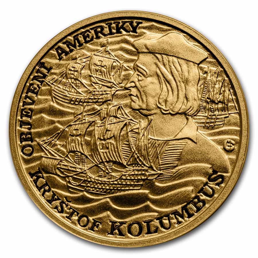 Buy 2022 NU 1/4 oz Gold Columbus Discovery of Amer | APMEX