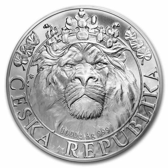 2022 Niue 1 kilo Silver Czech Lion BU 2022 Niue 1 kilo Silver Czech Lion BU