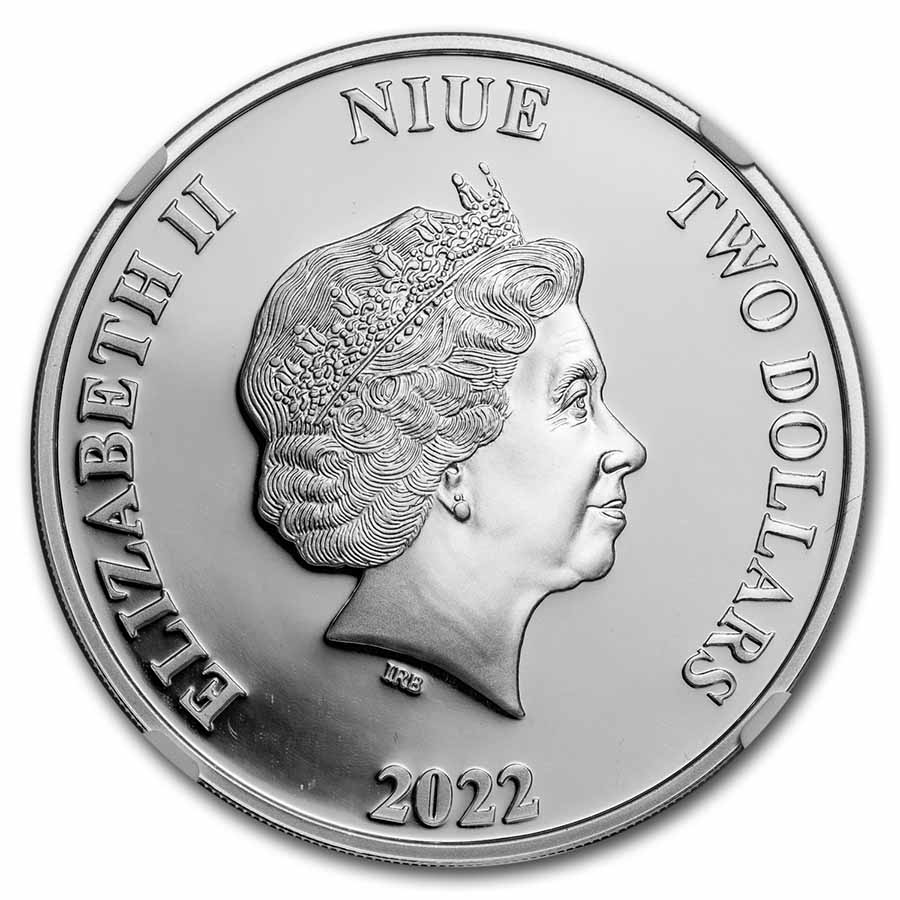 2022ザ・マンダロリアンクスターウォーズ1オンス銀貨NGC PF70UCAM Buy 2022 Niue 1 oz Ag $2 Ag Star Wars Classic Grogu PF-70 UCAM NGC