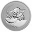 2022 Niue 1 oz Ag $2 Grogu Baby Yoda in Serialized Christmas TEP