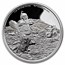 2022 Niue 1 oz Ag $2 Mandalorian Classic: Boba Fett (Box & COA)