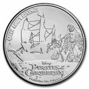 2022 Niue 1 oz Ag $2 Pirates o/t Caribbean: Queen Anne's Revenge