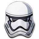 2022 Niue 1 oz Ag $2 Star Wars Faces of 1st Order: Stormtrooper