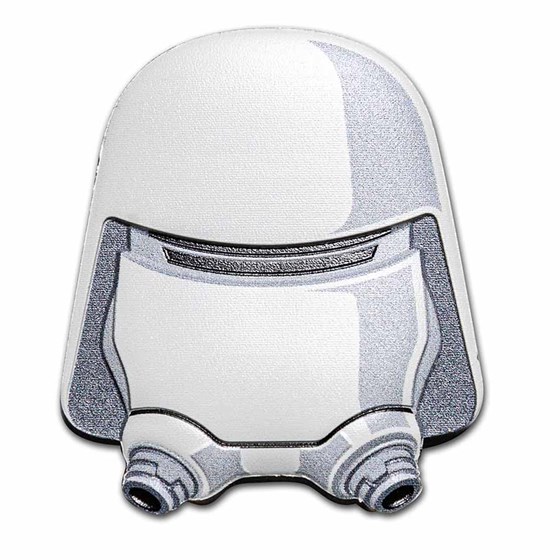 2022 Niue 1 oz Ag $2 Star Wars Faces of First Order: Snowtrooper 2022 Niue 1 oz Ag $2 Star Wars Faces of First Order: Snowtrooper