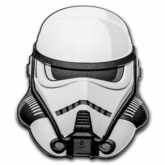 2022 Niue 1 oz Ag $2 Star Wars Imperial Faces: Patrol Trooper 2022 Niue 1 oz Ag $2 Star Wars Imperial Faces: Patrol Trooper