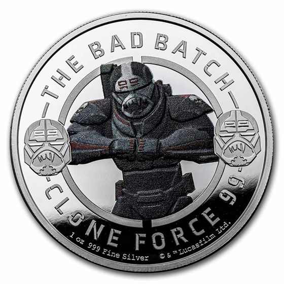 2022 Niue 1 oz Ag $2 Star Wars: The Bad Batch - Wrecker 2022 Niue 1 oz Ag $2 Star Wars: The Bad Batch - Wrecker