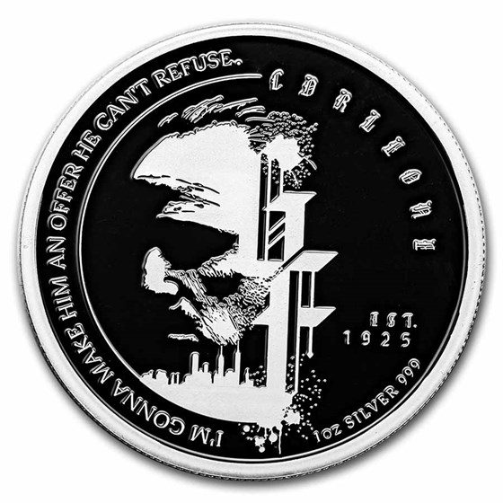 2022 Niue 1 oz Ag $2 The Godfather 50th: Offer He Can't Refuse 2022 Niue 1 oz Ag $2 The Godfather 50th: Offer He Can't Refuse