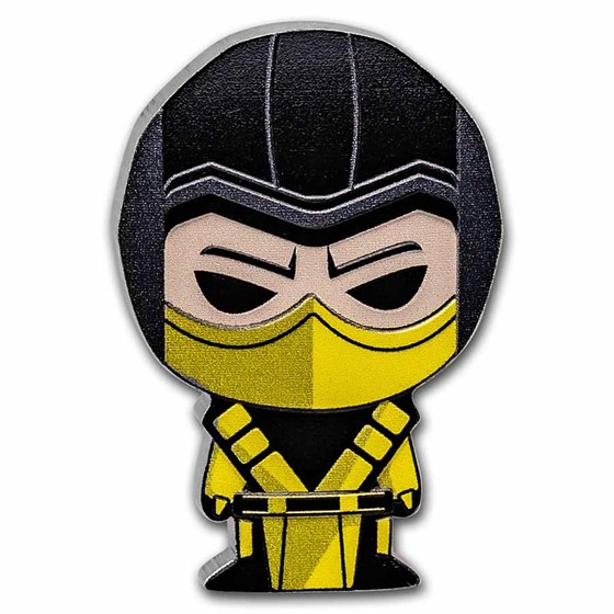 2022 Niue 1 oz Ag Chibi Coin Collection: Mortal Kombat: Scorpion