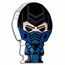2022 Niue 1 oz Ag Chibi Coin: Mortal Kombat: Sub-Zero (No Box)
