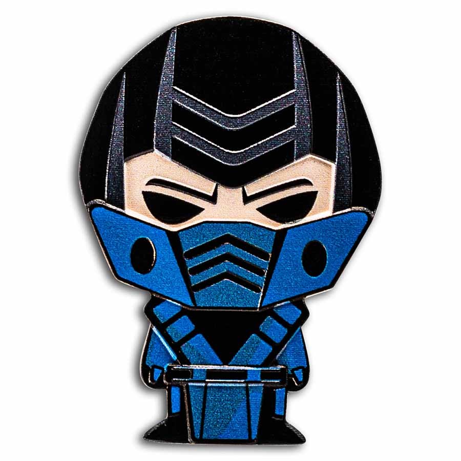 2022 Niue 1 oz Ag Chibi Coin: Mortal Kombat: Sub-Zero (No Box)