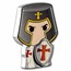 2022 Niue 1 oz Ag Chibi Coin Warriors of History: Knights Templar