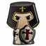 2022 Niue 1 oz Ag Chibi Coin Warriors of History: Knights Templar
