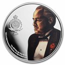 2022 Niue 1 oz Ag Colorized Proof $2 Godfather 50th Anniversary