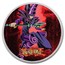 2022 Niue 1 oz Colorized Ag $2 Yu-Gi-Oh! - Dark Magician, In TEP