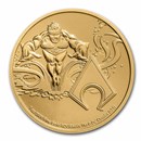 2022 Niue 1 oz Gold $250 DC Comics Justice League: Aquaman