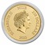 2022 Niue 1 oz Gold $250 Disney's Lady & The Tramp BU