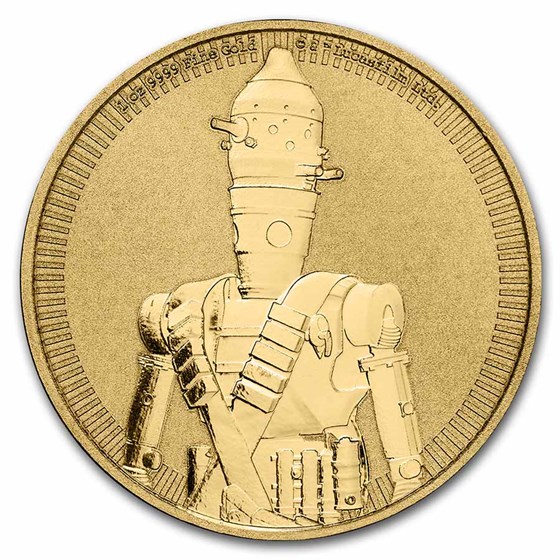 2022 Niue 1 oz Gold $250 Star Wars: IG-11 BU 2022 Niue 1 oz Gold $250 Star Wars: IG-11 BU