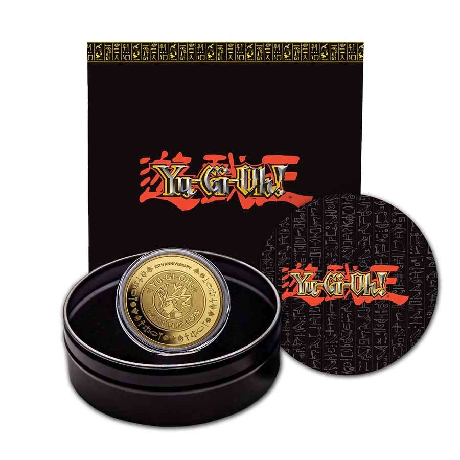 2022 Niue 1 oz Gold $250 Yu-Gi-Oh! Game Flip Coin (w/Tin & CoA)