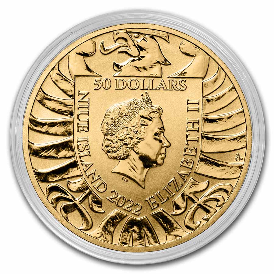 Buy 2022 Niue 1 oz Gold Czech Lion Reverse Proof | APMEX
