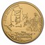 2022 Niue 1 oz Gold Pirates o/t Caribbean: Queen Anne's Revenge