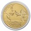 2022 Niue 1 oz Gold Pirates of the Caribbean: Silent Mary