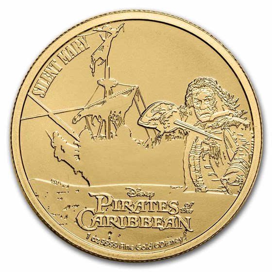 2022 Niue 1 oz Gold Pirates of the Caribbean: Silent Mary 2022 Niue 1 oz Gold Pirates of the Caribbean: Silent Mary