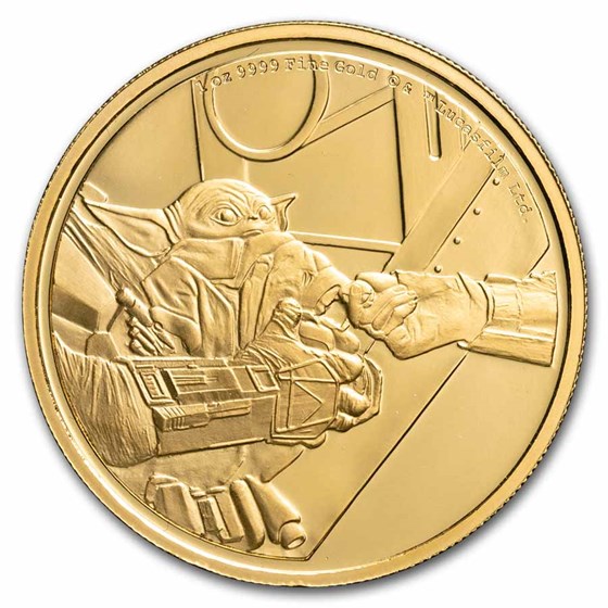 2022 Niue 1 oz Gold Star Wars Classic Grogu (COA) 2022 Niue 1 oz Gold Star Wars Classic Grogu (COA)