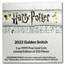 2022 Niue 1 oz Proof Gold Coin Harry Potter: The Golden Snitch