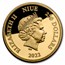 2022 Niue 1 oz Proof Gold Coin Harry Potter: The Golden Snitch