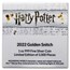 2022 Niue 1 oz Proof Silver Harry Potter: The Golden Snitch