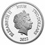 2022 Niue 1 oz Silver $2 101 Dalmatians Series: Cruella de Vil