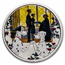 2022 Niue 1 oz Silver $2 101 Dalmatians Series: Love