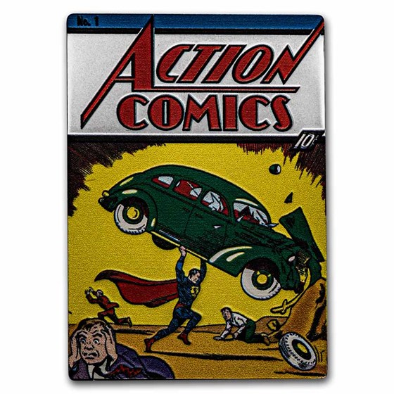 2022 Niue 1 oz Silver $2 COMIX™ - Action Comics #1 Coin
