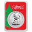 2022 Niue 1 oz Silver $2 Donald Duck Christmas in Holiday TEP