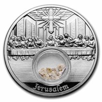 Buy 2022 Niue 1 oz Silver $2 In the Footsteps of Jesus Jerusalem