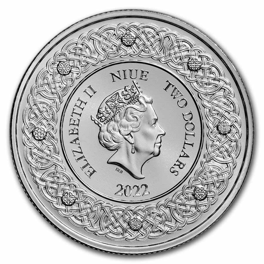 Buy 2022 Niue 1 oz Silver $2 Norse God Freya BU Coin | APMEX
