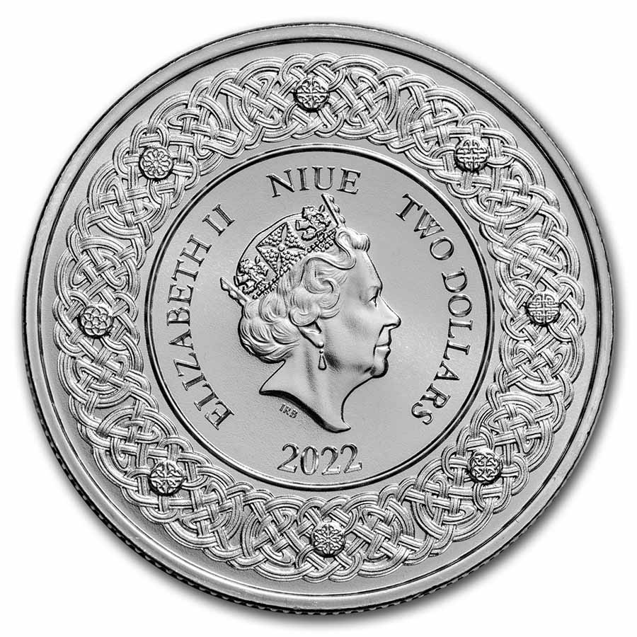 Buy 2022 Niue 1 oz Silver $2 Norse God Thor BU Coin | APMEX