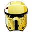 2022 Niue 1 oz Silver $2 Star Wars Faces: Scarif Stormtrooper