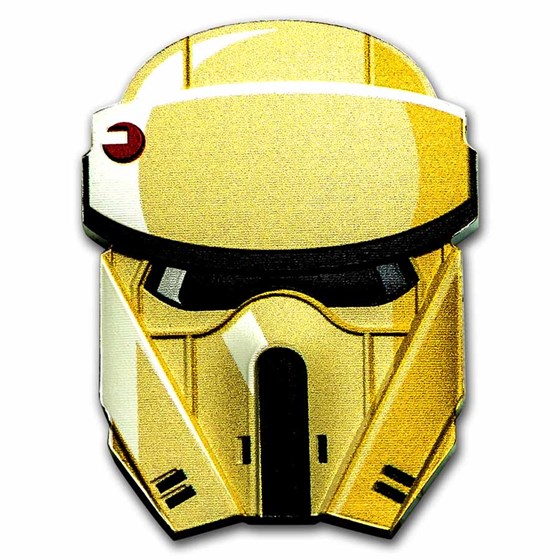 2022 Niue 1 oz Silver $2 Star Wars Faces: Scarif Stormtrooper 2022 Niue 1 oz Silver $2 Star Wars Faces: Scarif Stormtrooper