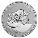 2022 Niue 1 oz Silver $2 Star Wars: Grogu "Baby Yoda" BU Coin